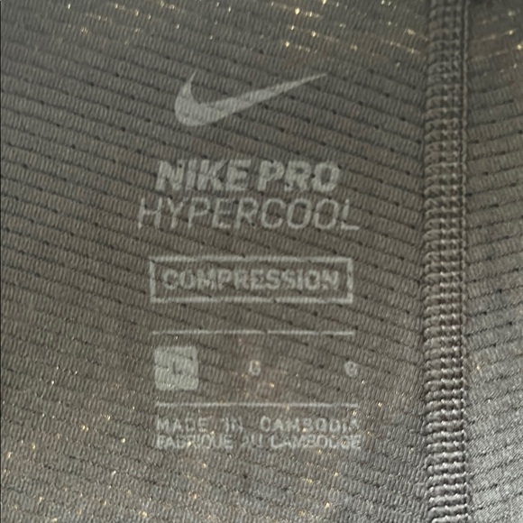 Nike Black Athletic Leggings Size Large - Picture 2 of 2